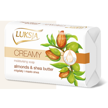 Luksja -  Luksja Creamy Almonds & Shea Butter mydło w kostce